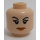 LEGO Licht Vleeskleurig Tina Goldstein Minifigure Hoofd (Verzonken Solid Stud) (3626 / 28270)