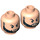 LEGO Light Flesh Ulysses Klaue Minifigure Head (Recessed Solid Stud) (3626 / 37257)