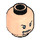 LEGO Light Flesh Vic Hoskins Minifigure Head (Recessed Solid Stud) (3626 / 65252)