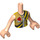 LEGO Light Flesh Vicky Minifigure Friends Torso (92456)