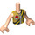 LEGO Helles Fleisch Vicky Minifigur Friends Torso (92456)