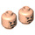 LEGO Light Flesh Whiplash Minifigure Head (Recessed Solid Stud) (3626 / 80748)