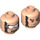 LEGO Leichtes Fleisch Wolverine Minifigure Kopf (Sicherheitsbolzen) (3274 / 104869)