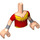 LEGO Light Flesh Wonder Woman Friends Torso (92456)