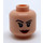 LEGO Leichtes Fleisch Wonder Woman Kopf (Sicherheitsbolzen) (10348 / 99868)
