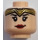 LEGO Light Flesh Wonder Woman Minifigure Head (Recessed Solid Stud) (3626 / 25786)