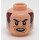 LEGO Lätt Hudfärgad Wuher Minifigur Huvud (Infälld solid knopp) (36891 / 68684)