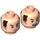 LEGO Light Flesh Wuher Minifigure Head (Recessed Solid Stud) (36891 / 68684)