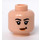 LEGO Carne chiaro Yaz Minifigure Testa (Perno solido incassato) (3626 / 80596)