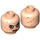 LEGO Light Flesh Yazneg Head (Recessed Solid Stud) (3626 / 13260)