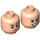 LEGO Light Flesh Young Boba Fett with Flesh Head Minifigure Head (Recessed Solid Stud) (3626 / 34403)