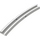 LEGO Light Gray 12V Traintrack Conducting Rail Curved with Plug Sockets (3241)
