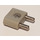 LEGO Gris claro 2 Pin Electric Conector (Redondeado estrecho con pasadores transversales)