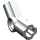 LEGO Light Gray Angle Connector #4 (135º) (32192 / 42156)