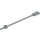 LEGO Vaaleanharmaa Tanko 1 x 12 jossa 1 x 2 Levy / 1 x 1 Pyöreä Levy (Kiinteät 1 x 2 nastat) (42445 / 49546)