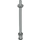 LEGO Light Gray Bar 7.6 with Stop with Rounded End (2714)