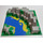 LEGO Gris clair Plaque de Base 32 x 32 Canyon assiette avec Bleu Stream avec Sand (6024)