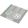 LEGO Gris clair Plaque de Base 32 x 32 avec Road avec Driveways - Green et blanc Lines et Cercle H Modèle