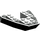 LEGO Light Gray Boat Base 6 x 6 (2626)