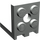 LEGO Hellgrau Halterung 2 x 2 - 2 x 2 Oben (3956 / 35262)