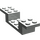 LEGO Hellgrau Halterung 8 x 2 x 1.3 (4732)