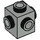 LEGO Hellgrau Backstein 1 x 1 mit Bolzen auf Vier Sides (4733)