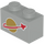 LEGO Gris clair Brique 1 x 2 avec Classic Espacer logo avec tube inférieur (3004)