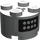 LEGO Gris clair Brique 2 x 2 Rond avec Buttons (3941)