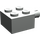 LEGO Light Gray Brick 2 x 2 with Pin and No Axle Hole (4730)