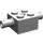 LEGO Light Gray Brick 2 x 2 with Pins and Axlehole (30000 / 65514)