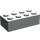 LEGO Lichtgrijs Steen 2 x 4 (Eerder, zonder kruissteunen) (3001)