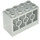 LEGO Gris clair Brique 2 x 4 x 2 avec des trous sur Sides (6061)