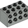 LEGO Grigio chiaro Mattoncino 2 x 4 x 2 con Bottoncini su Lati (2434)