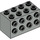 LEGO Hellgrau Backstein 2 x 4 x 2 mit Bolzen auf Sides (2434)