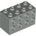 LEGO Light Gray Brick 2 x 4 x 2 with Studs on Sides (2434)