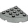 LEGO Light Gray Brick 4 x 4 Round Corner (2577)