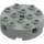 LEGO Light Gray Brick 4 x 4 Round with Holes (6222)