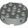 LEGO Light Gray Brick 4 x 4 Round with Holes (6222)