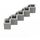 LEGO Gris clair Brique 5 x 5 Facet (6107)