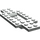 LEGO Gris clair Auto Base 10 x 4 x 2/3 avec 4 x 2 Centre Well (30029)