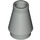 LEGO Light Gray Cone 1 x 1 without Top Groove (4589)