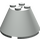 LEGO Light Gray Cone 4 x 4 x 2 with Axle Hole (3943)