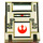 LEGO Gris clair Récipient Boîte 2 x 2 x 2 Porte avec Fente avec Star Wars Rebel logo (4346)