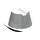 LEGO Gris clair Cow-boy Chapeau (3629)