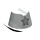 LEGO Gris clair Cow-boy Chapeau avec Argent Star (3629)