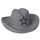 LEGO Light Gray Cowboy Hat with Silver Star (3629)