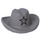 LEGO Gris Clair Cowboy Chapeau avec Argent Étoile (3629 / 82650)