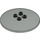LEGO Light Gray Dish 6 x 6 (Hollow Studs) (44375 / 45729)