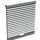 LEGO Light Gray Door 1 x 4 x 4 with Top Hinge (6155 / 28829)