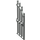 LEGO Gris clair Porte 1 x 4 x 9 Arched Gate avec Bars (42448)